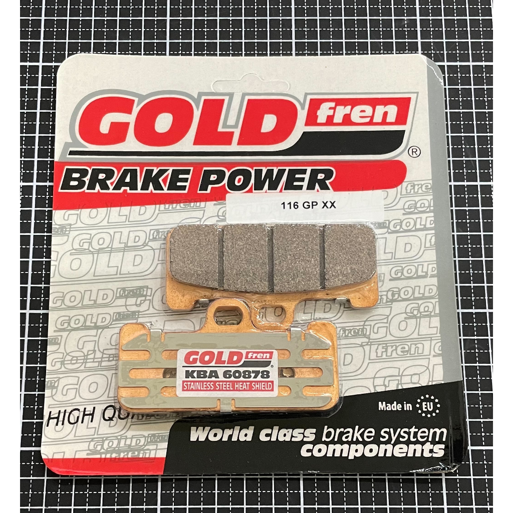 【現貨】goldfren GP頂規 BREMBO CNC 杜漢 對四 一體 GP4 RR 單插銷 P4 32/36 來令 | 蝦皮購物