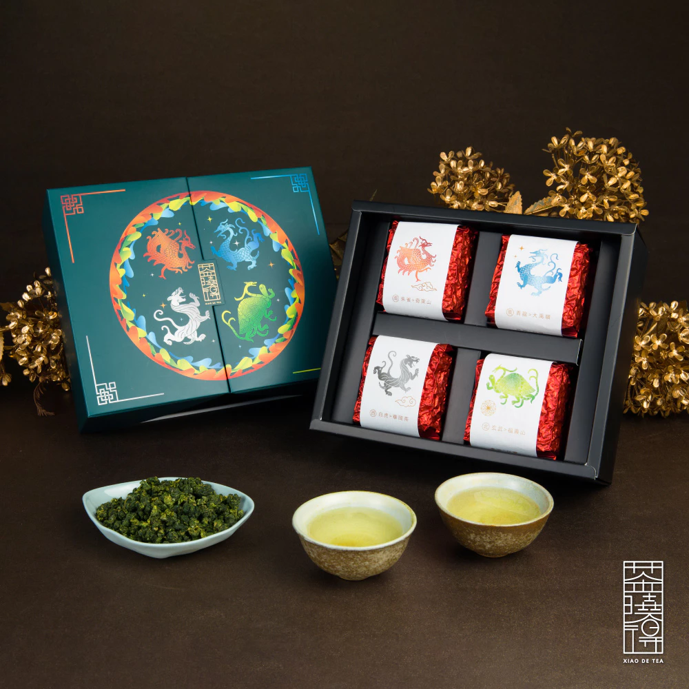 茶曉得 四方神獸風華烏龍禮盒 75g×4