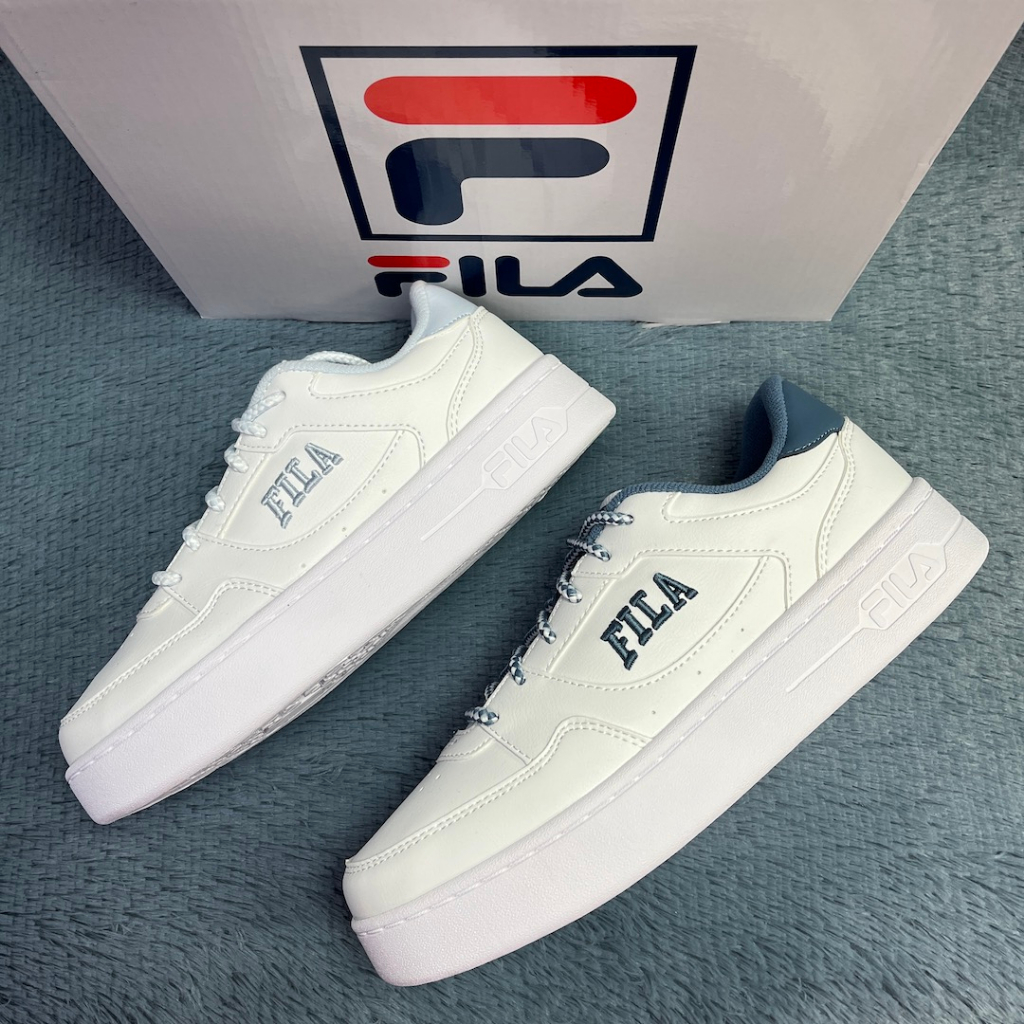 【Fila 斐樂】Court Trend 男款 女款 潮流穿搭 厚底 刺繡Logo 校園風 小白鞋 情侶鞋 板鞋 休閒鞋 | 蝦皮購物