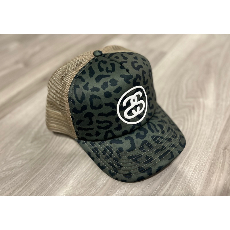 《Chen Shop》STUSSY SS LINK TRUCKER CAP LEOPARD/BLACK 2⃣️色 現貨🔥