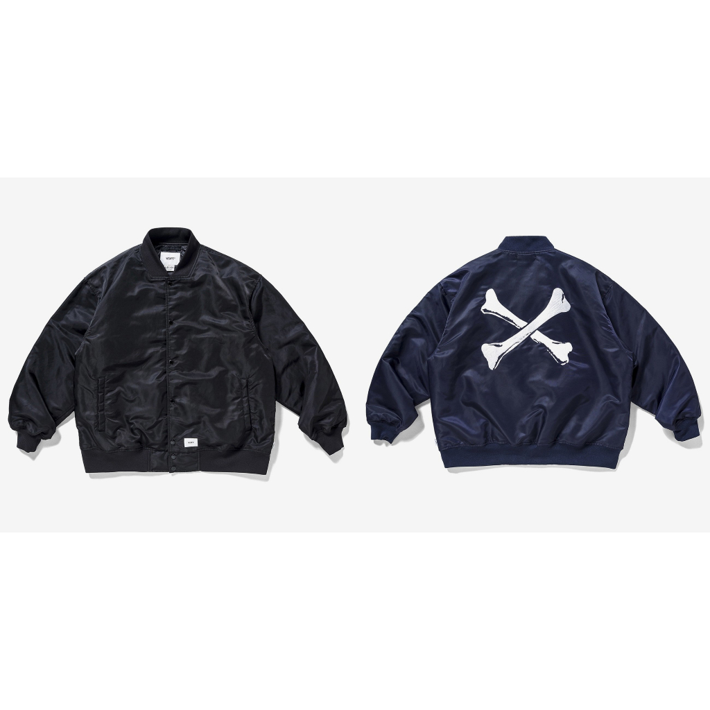 AllenTAPS】WTAPS 21AW TEAM / JACKET / NYLON. TWILL 棒球外套| 蝦皮購物