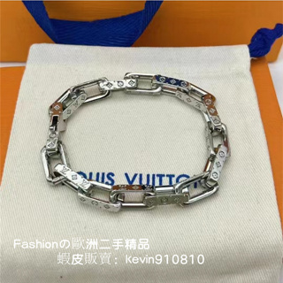 Shop Louis Vuitton 2022 SS Monogram chain bracelet (M00308, M00309