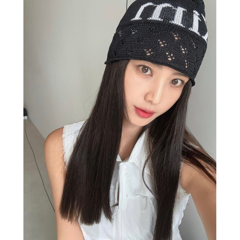 📌 現貨+預購Jhih's韓國代購Matin Kim 經典LOGO CROCHET BEANIE 鉤織毛