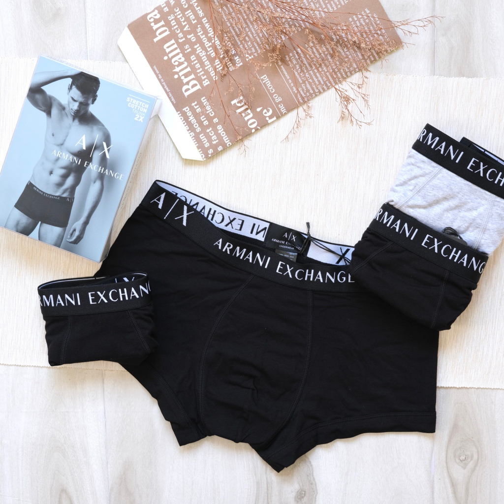 【Ayllon】Armani Exchange AX 兩件組盒裝 男生 高彈 …
