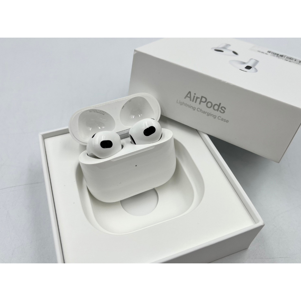 轉機站§ 保固2023/12 外觀不錯盒裝無線耳機APPLE AirPods 3 第三代藍芽