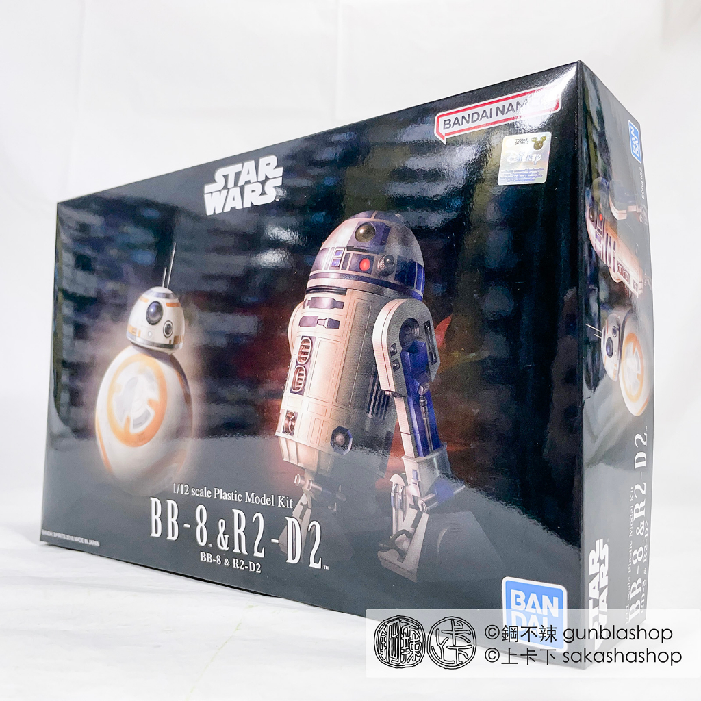 BANDAI 萬代現貨Star Wars 星際大戰1/12 BB-8 & R2-D2 兩隻同捆組