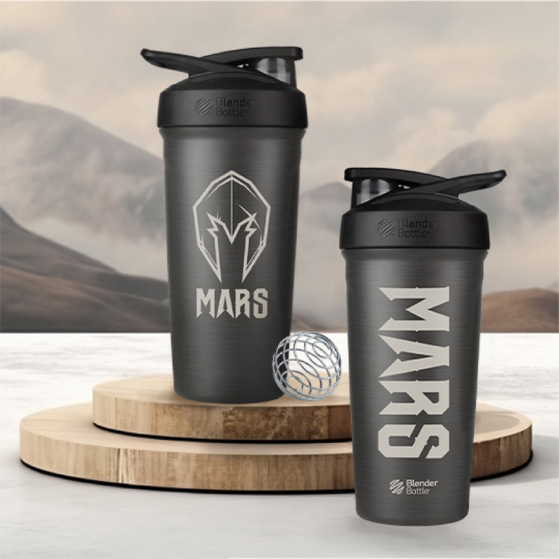 【限量發售】MARS X Blender Bottle Strada™ 戰神不鏽鋼按壓式搖搖杯 | 蝦皮購物