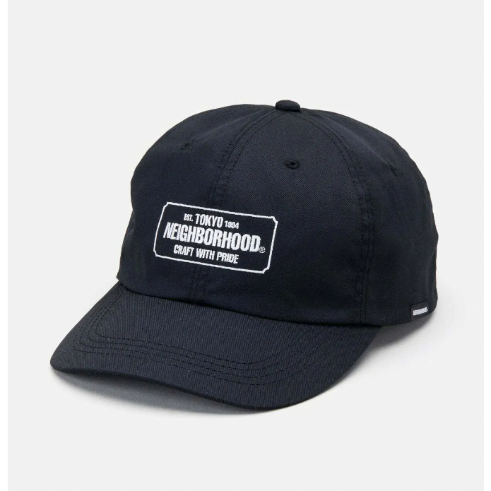 𝗜𝗡𝗦𝗜𝗚𝗛𝗧_𝟵𝟰】NEIGHBORHOOD CAP 黑色刺繡帽子老帽| 蝦皮購物