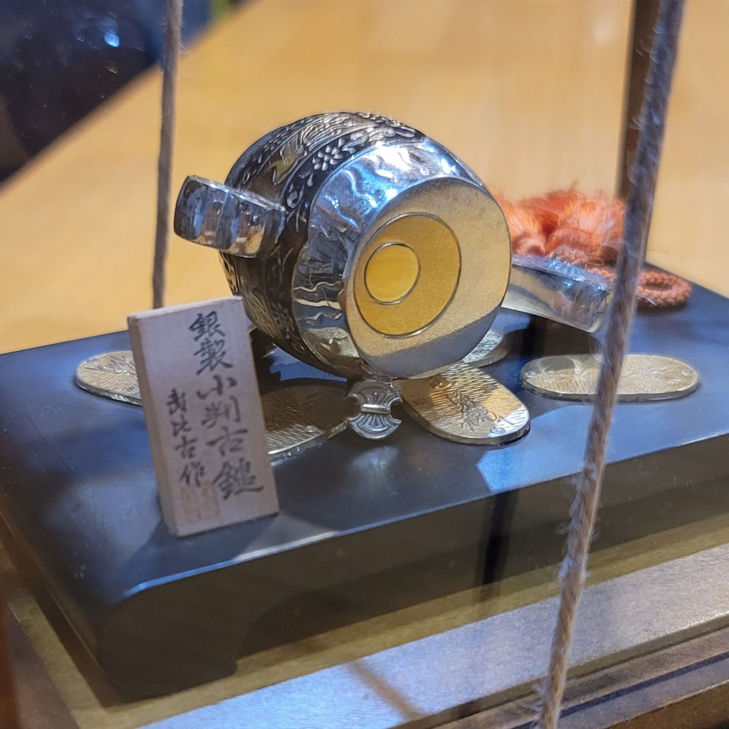 ◖七福商販◗ 台灣現貨｜銀製打出小槌小判福槌武比古作老物