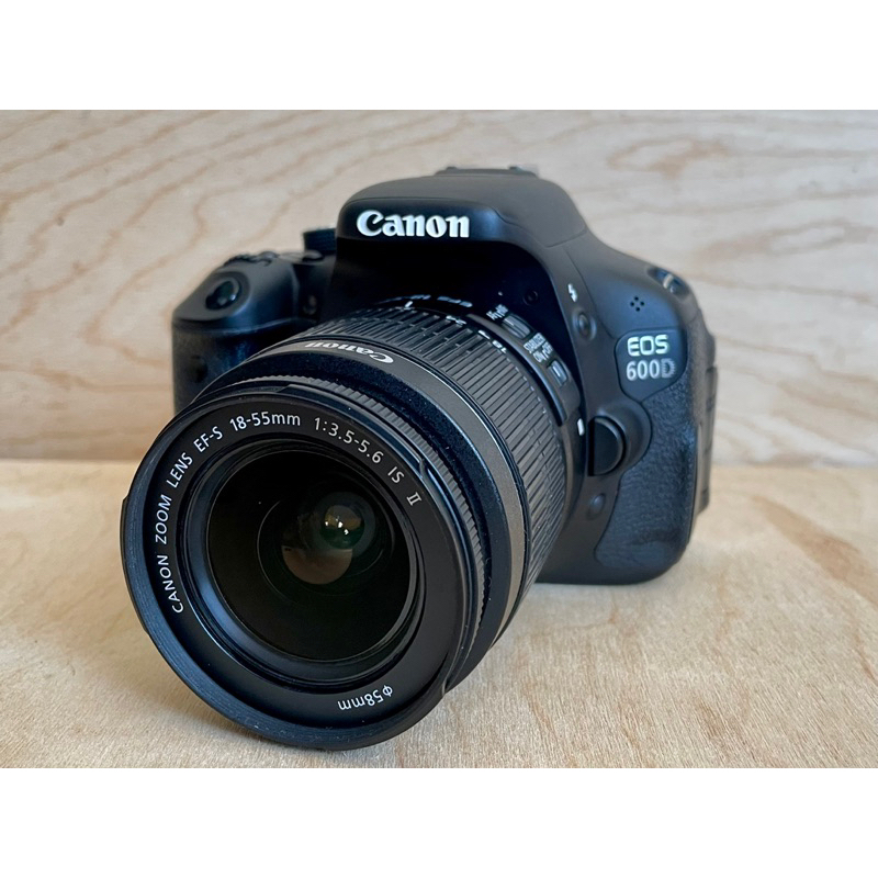 Canon 600D + Ef-s 18-55 is II 機身加鏡頭 佳能 單眼 | 蝦皮購物