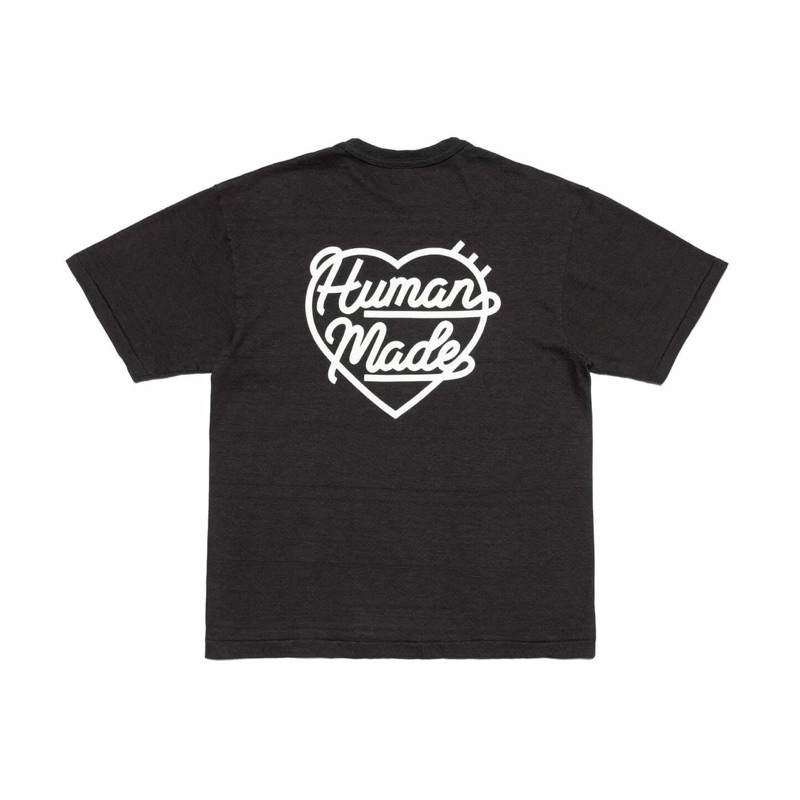 全新現貨HUMAN MADE 23SS HEART BADGE TEE 胸口刺繡愛心背面LV 草寫