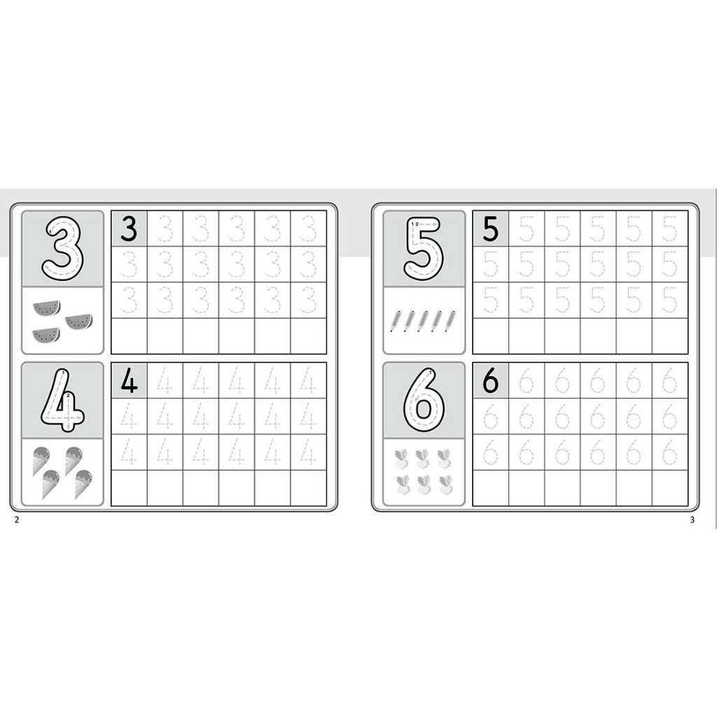 3歲 數字1-100 認識數字數量 訓練運筆寫字 培養數學概念 幼兒基礎學習習作 | 蝦皮購物