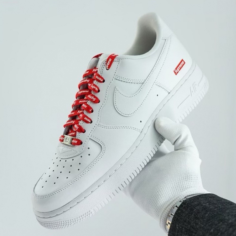 【Fashion SPLY】Nike Air Force X Supreme White 白色 聯名CU9225-100