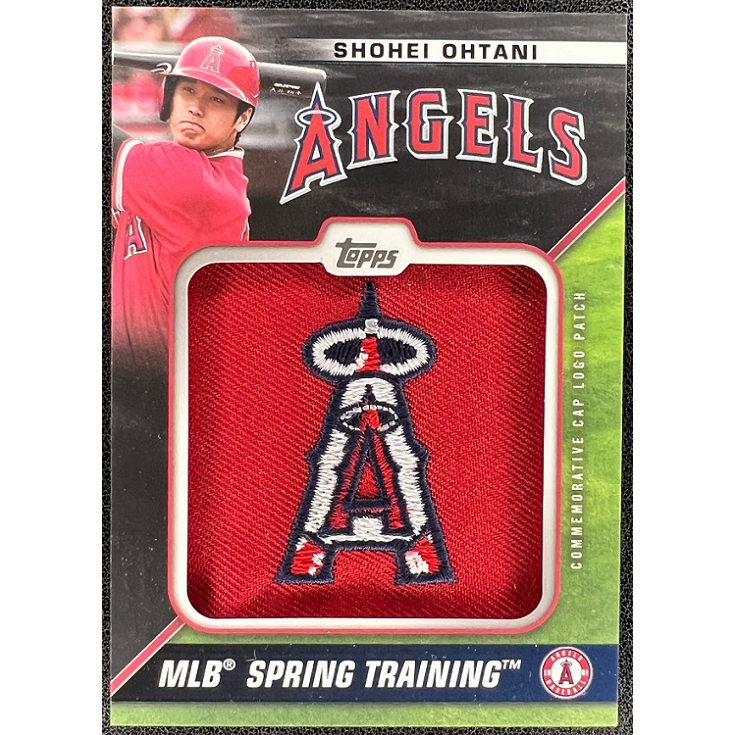 球員卡 Shohei Ohtani 大谷翔平 2021 Topps Cap Logo Patch Black 限量299