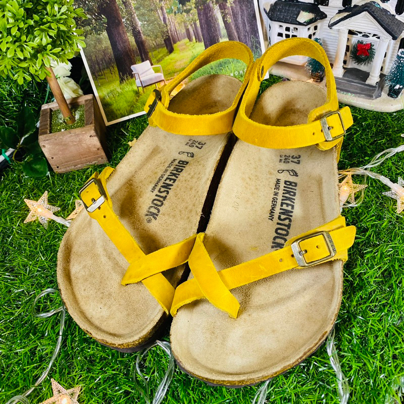 birkenstock mayari yellow