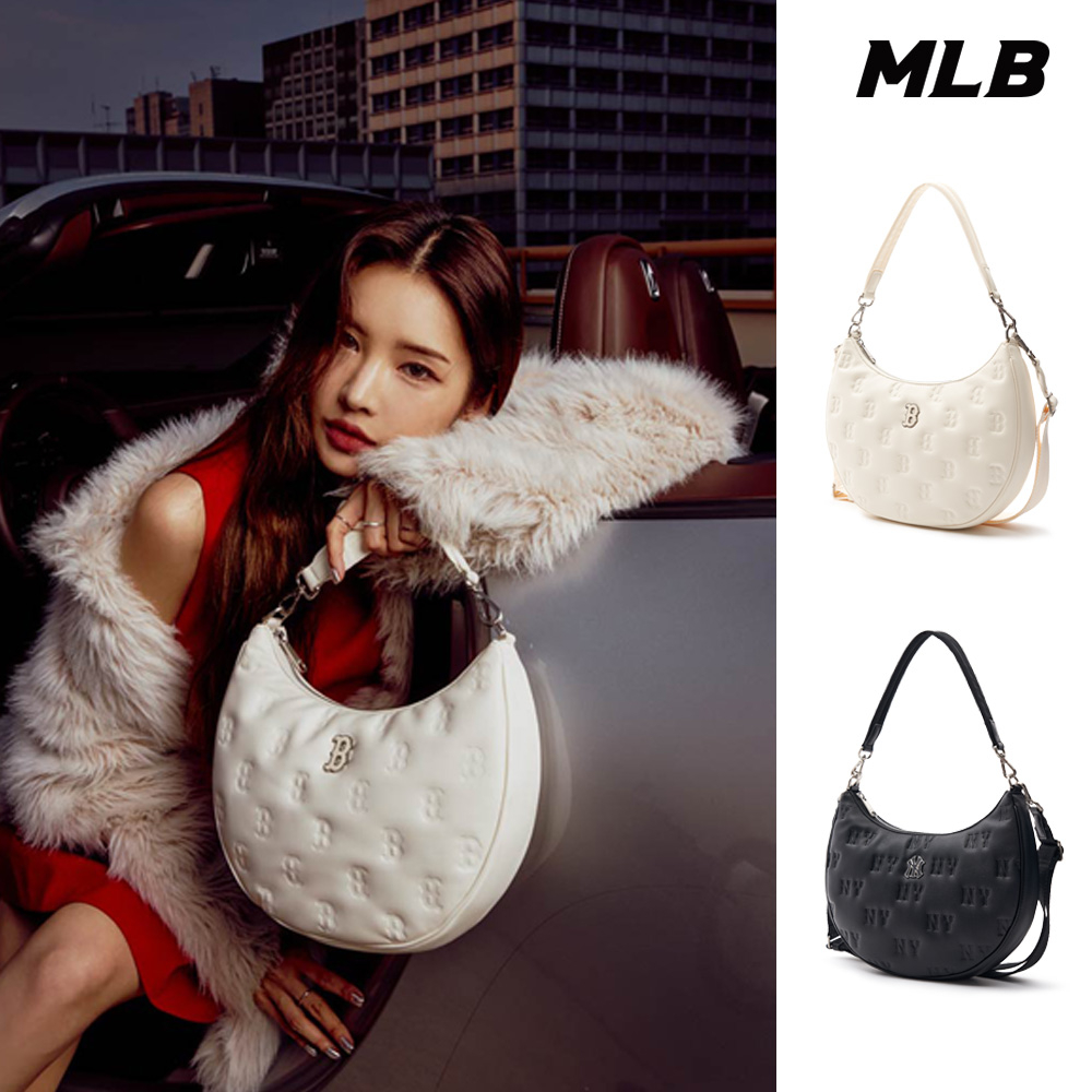 MLB 腋下包 手提包 肩背包 MONOGRAM系列 洋基/紅襪隊 (3ABQS093N-兩款可選)【官方旗艦店】 | 蝦皮購物