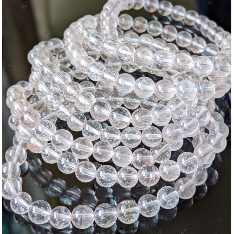 清透料_魔鬼髮_銀針水晶_銀髮晶金髮晶白髮晶_共生髮晶_手珠手串手鍊 