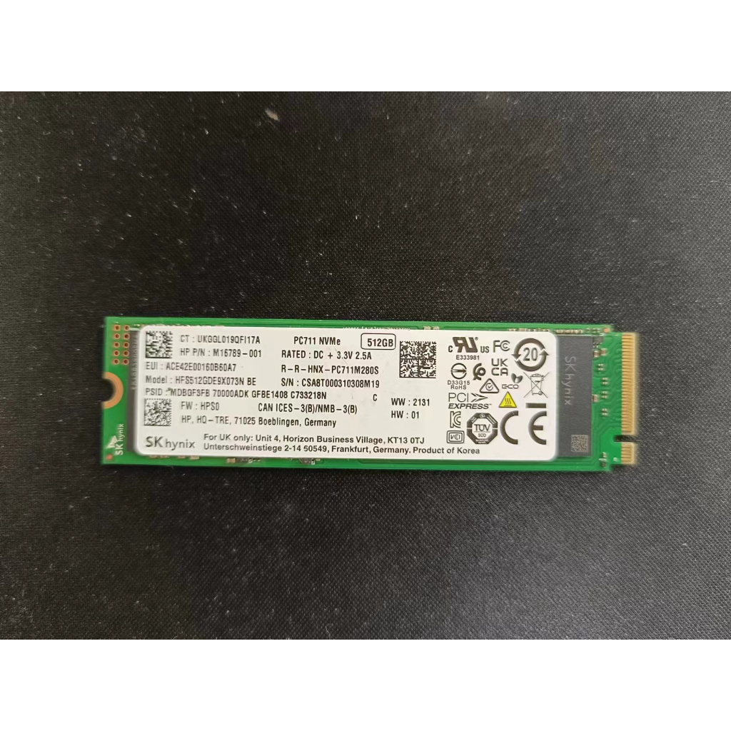 SK hynix】SSD PC711 512GB(拆封新品&良品) | 蝦皮購物
