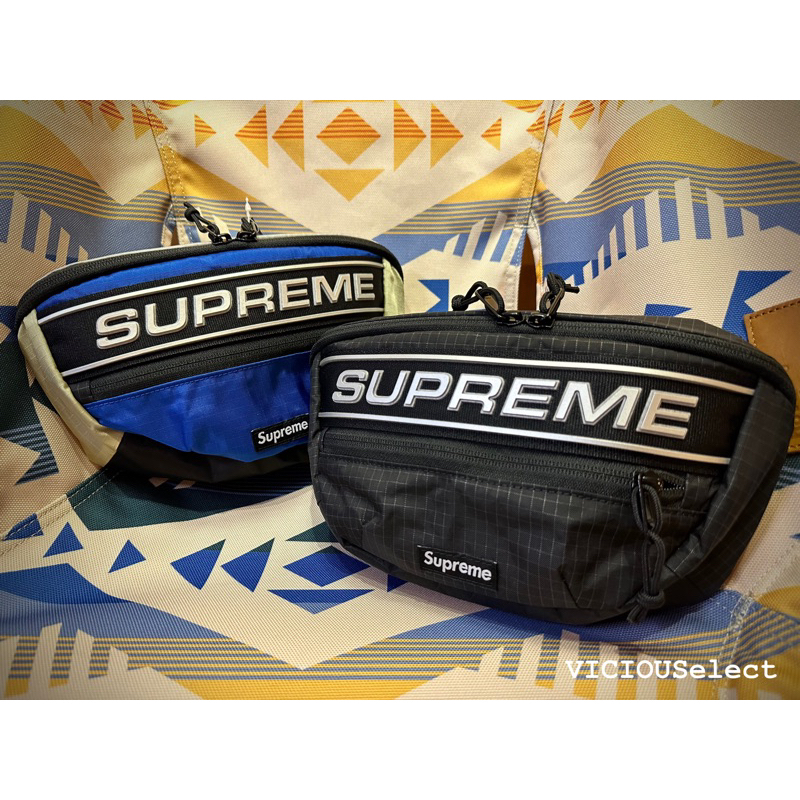 店長推薦Supreme fw23 2023 秋冬waist bag 腰包小包肩背包3M反光材質