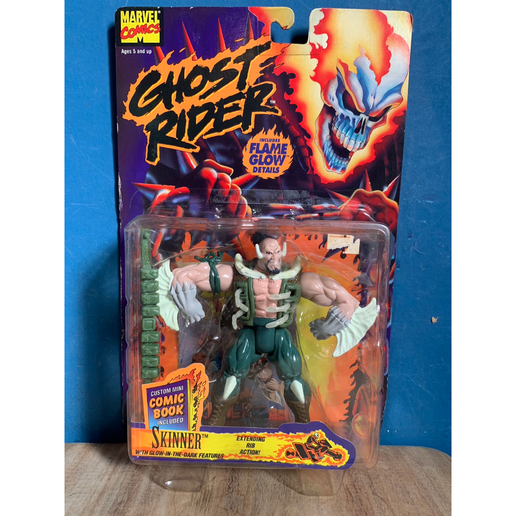 TOYBIZ 惡靈戰警 GHOST RIDER 斯金納 SKINNER 吊卡 | 蝦皮購物