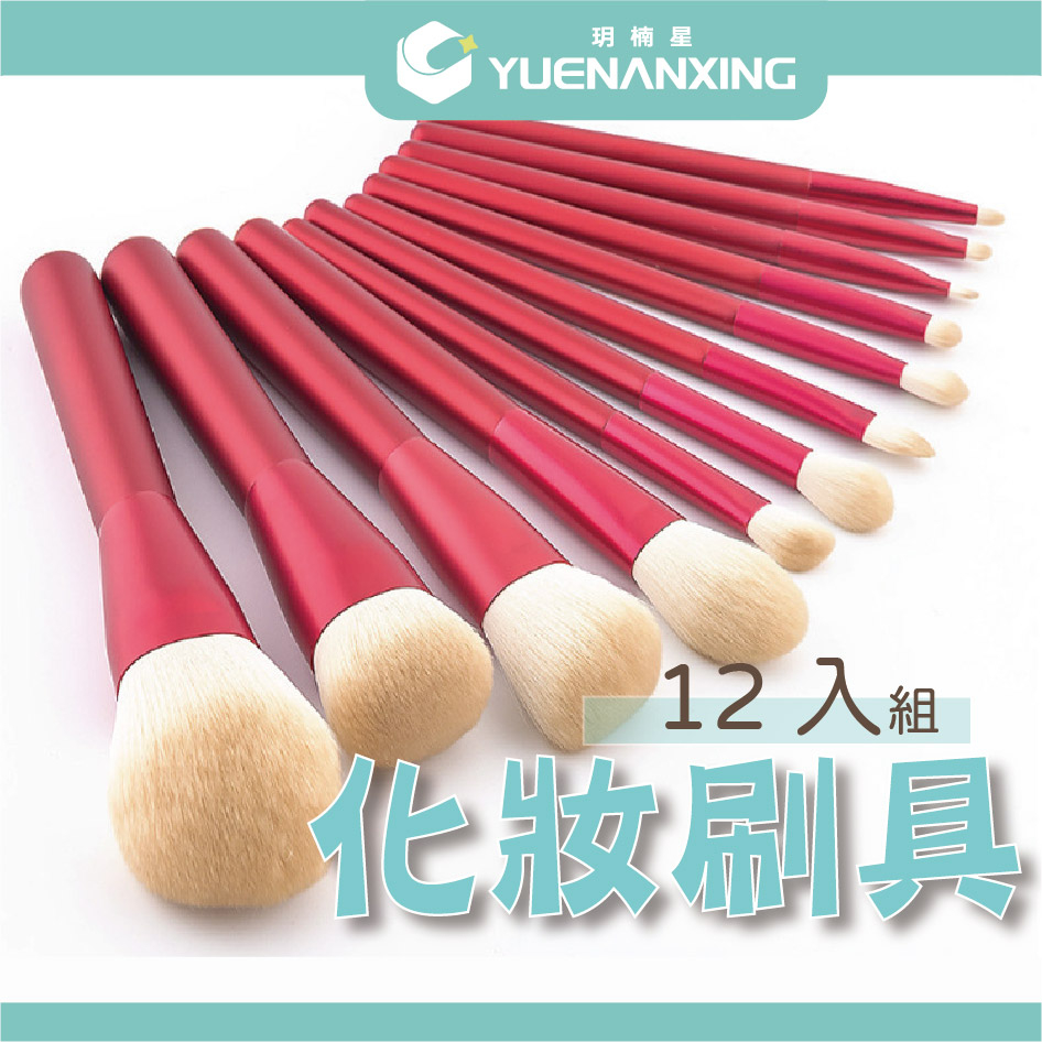 【現貨】最便宜 刷具 化妝刷組合 刷具套裝12支 散粉刷 眼影刷 腮紅刷 斜角修容刷 美容檢定 化妝刷具 | 蝦皮購物