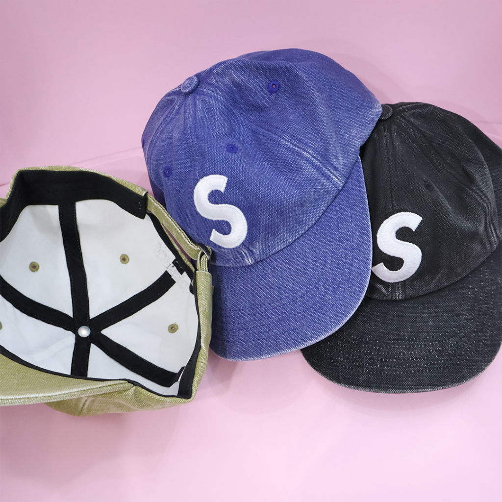 AirRoom 現貨2023SS SUPREME PIGMENT CANVAS S LOGO 6-PANEL 六分割