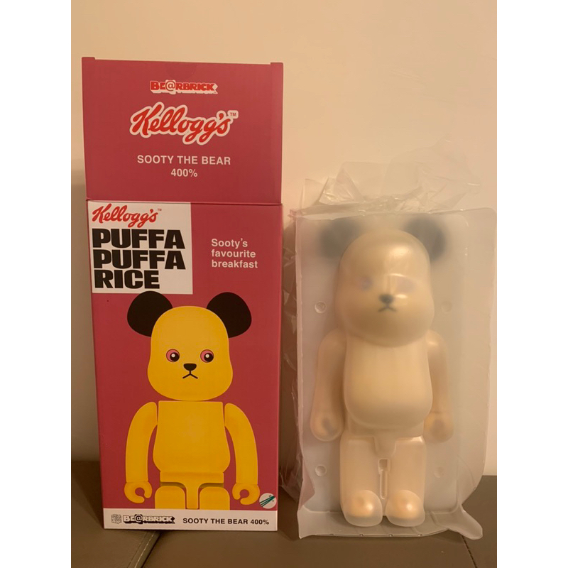 BE@RBRICK PUFFA PUFFA RICE 400%庫柏力克熊X家樂氏 | 蝦皮購物