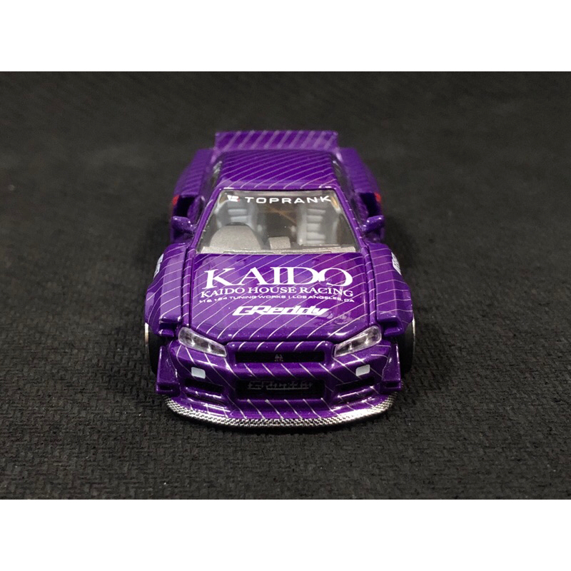 mini gt kaido house 048 日產nissan skyline gt-r works R34 紫色