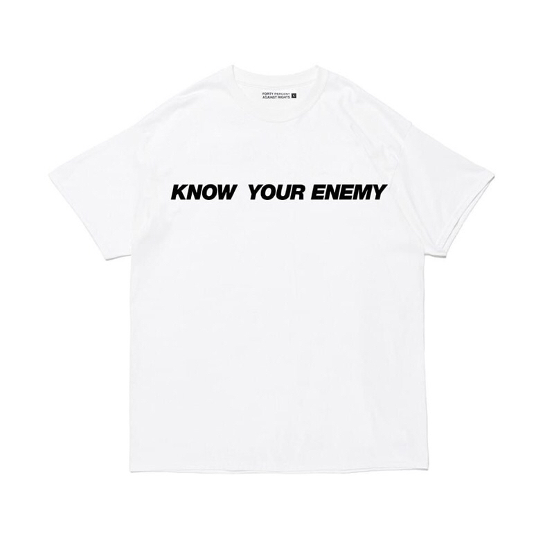 23SS FPAR KNOW YOUR ENEMY SS TEE 全新正品| 蝦皮購物