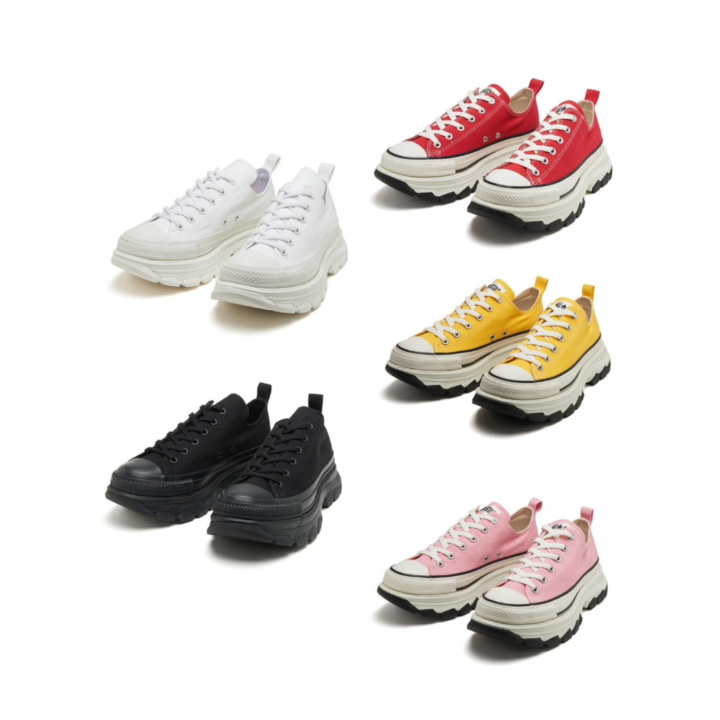 Luxury】日本限定100週年Converse ALLSTAR TREKWAVE OX 黑白粉紅