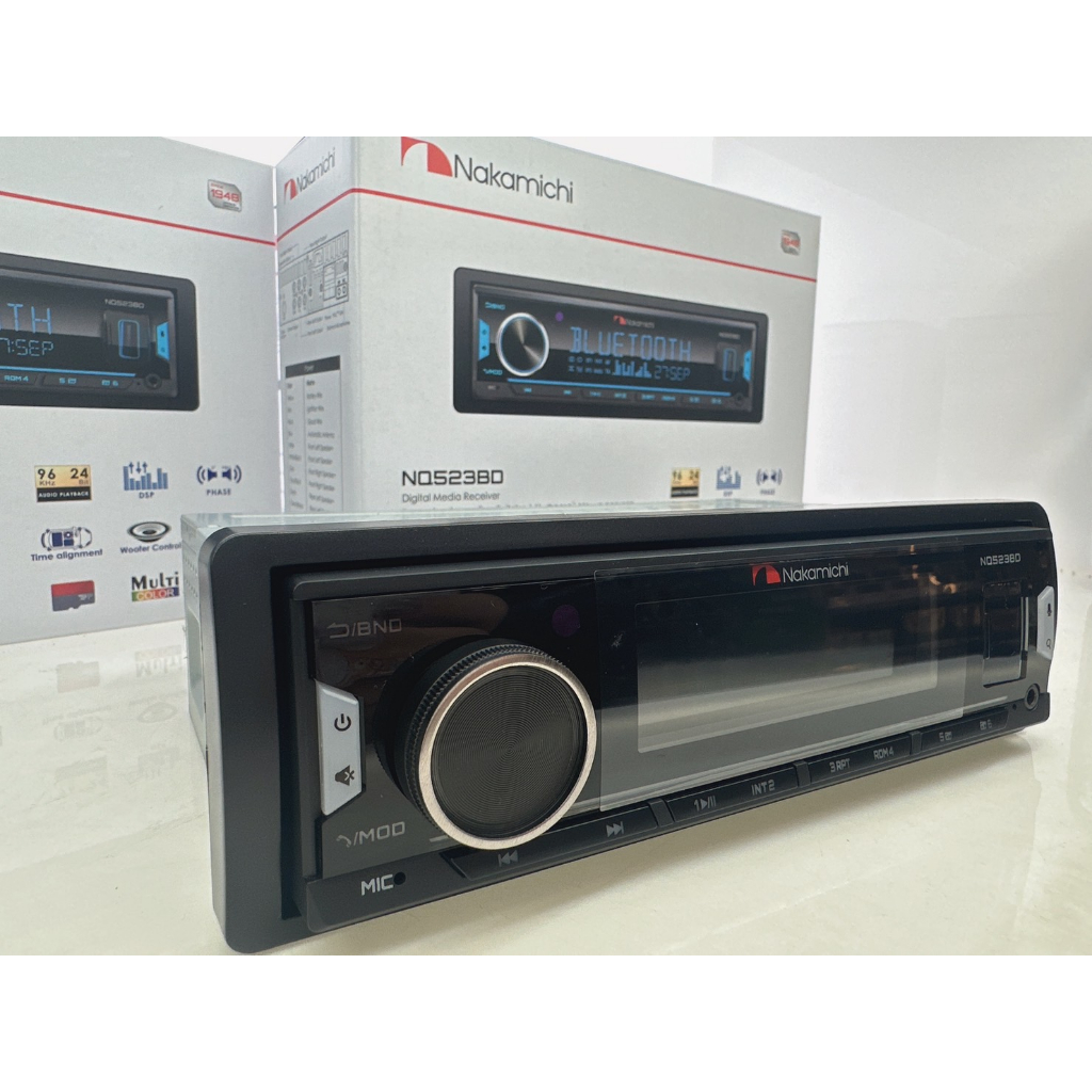 Nakamichi NQ523BD 藍芽音響主機＊AUX/MP3/USB/////公司貨///// | 蝦皮購物