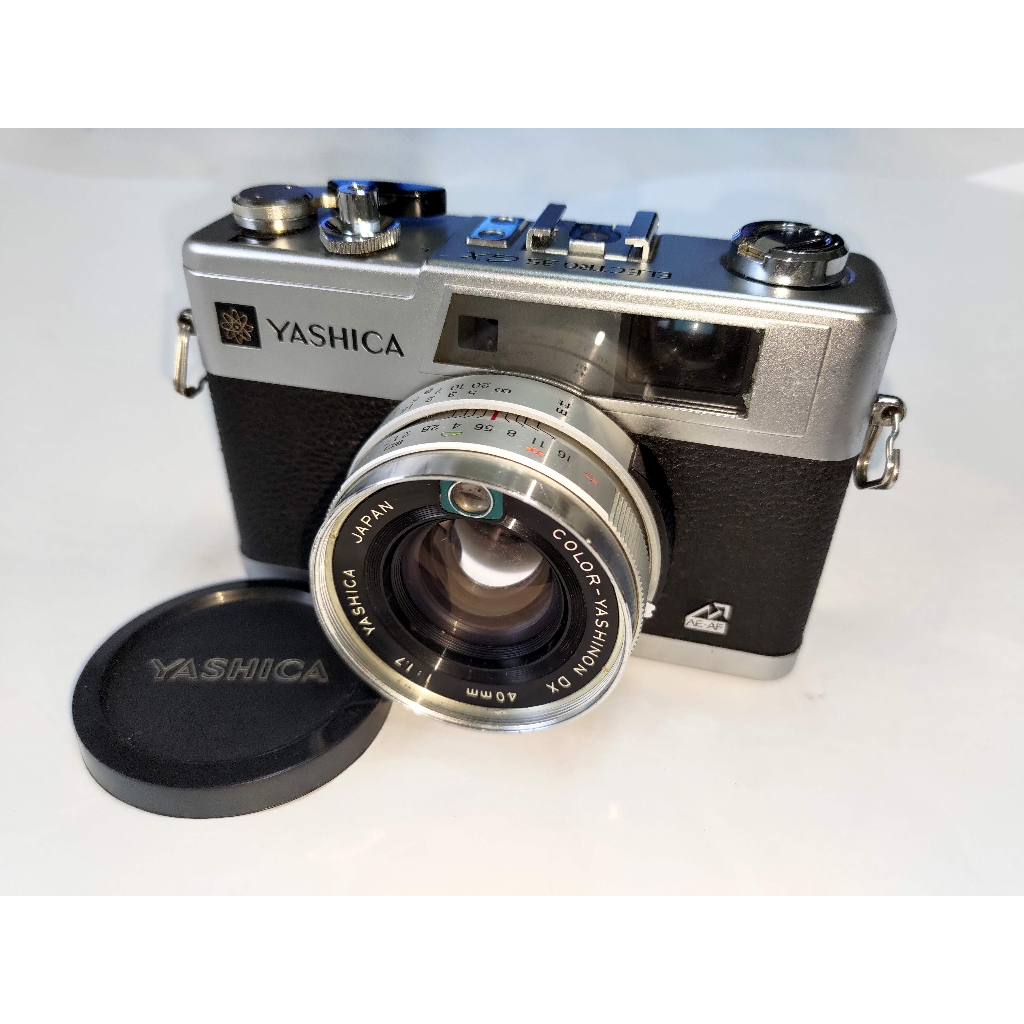 Yashica Electro 35 GX 40mm F1.7AEAF大光圈手動對焦底片機(銀色典藏銘機)