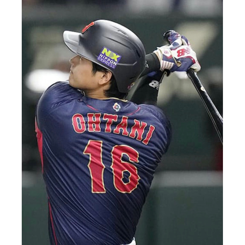 2023 WBC世界經典賽＝日本國家代表隊＝大谷翔平=客場刺繡球衣JF、L、O
