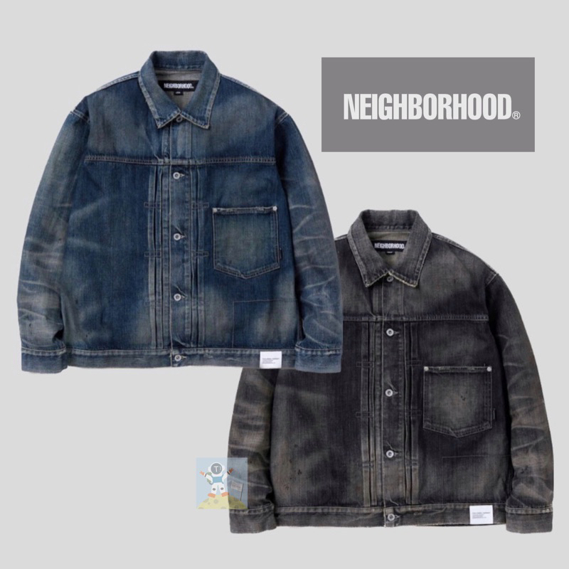 NEIGHBORHOOD 23AW SAVAGE DENIM TYPE-1 JACKET 水洗牛仔外套 NEIGHBORHOOD 23AW SAVAGE DENIM TYPE-1 JACKET 水洗牛仔外套