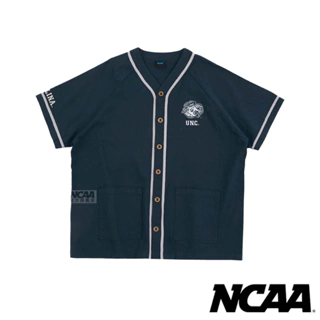 NCAA 北卡 經典棒球襯衫【73251473】短袖 23SS 外搭 日系穿搭 CAROLINA