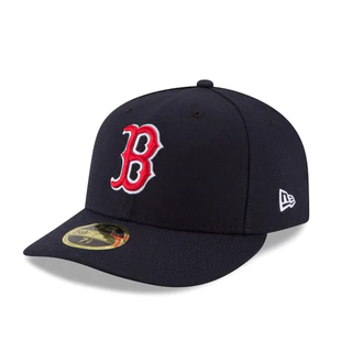 【NEW ERA】MLB 波士頓紅襪 丈青 59FIFTY Low Profile 球員帽【ANGEL NEW ERA】