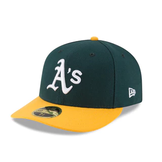 【NEW ERA】MLB 奧克蘭 運動家 59FIFTY Low Profile 球員帽【ANGEL NEW ERA】