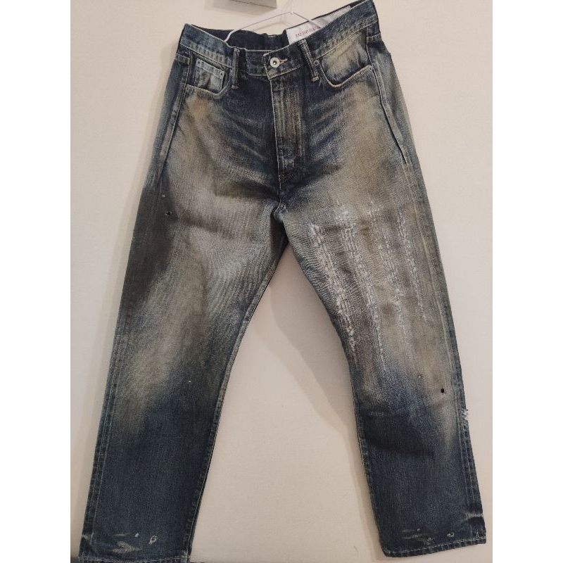 NBHD X CLOT NEIGHBORHOOD SAVAGE DENIM DP BASIC PANTS 聯名| 蝦皮購物