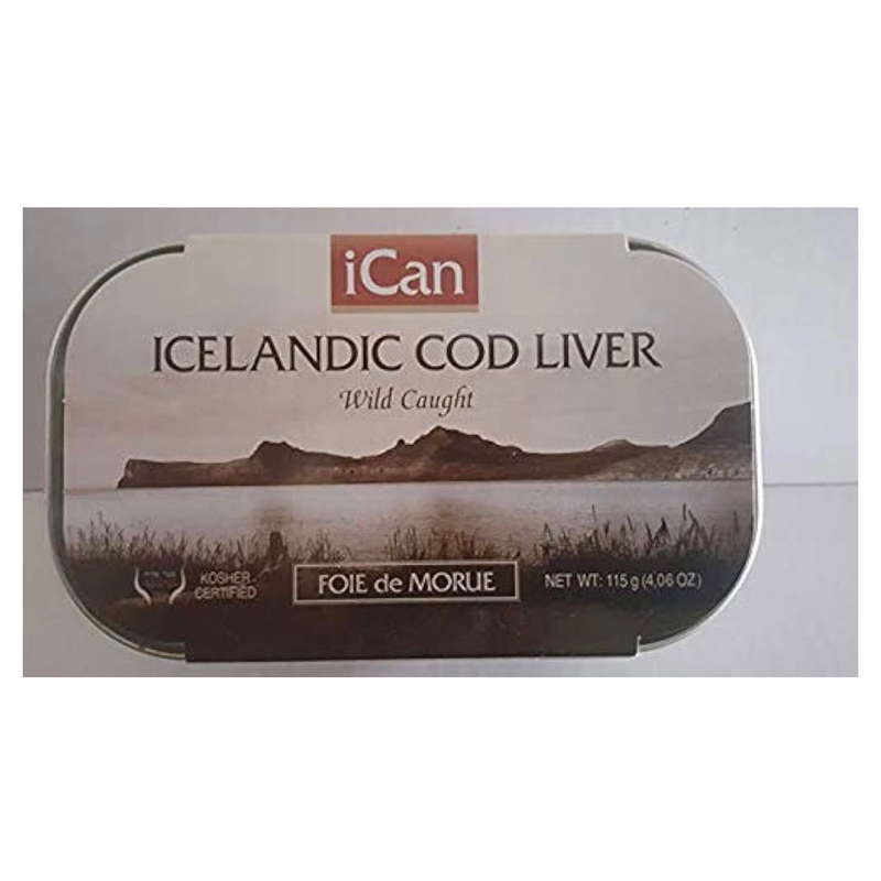 冰島鱈魚肝 鱈魚肝 Cod Liver 易開罐 柏格介紹 115g | 蝦皮購物