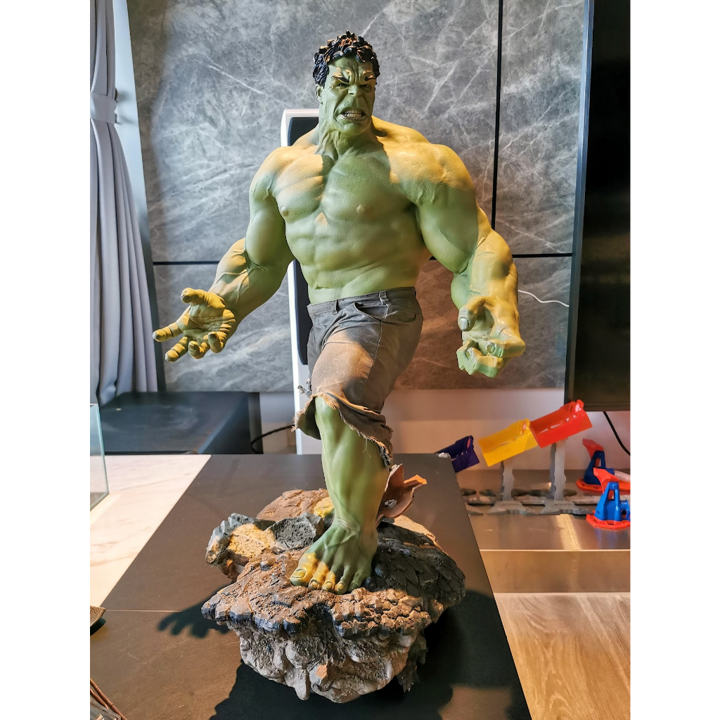 Sideshow Avengers HULK 絕版經典 漫威 復仇者聯盟 綠巨人 浩克 Maquette 1比4 雕像 | 蝦皮購物