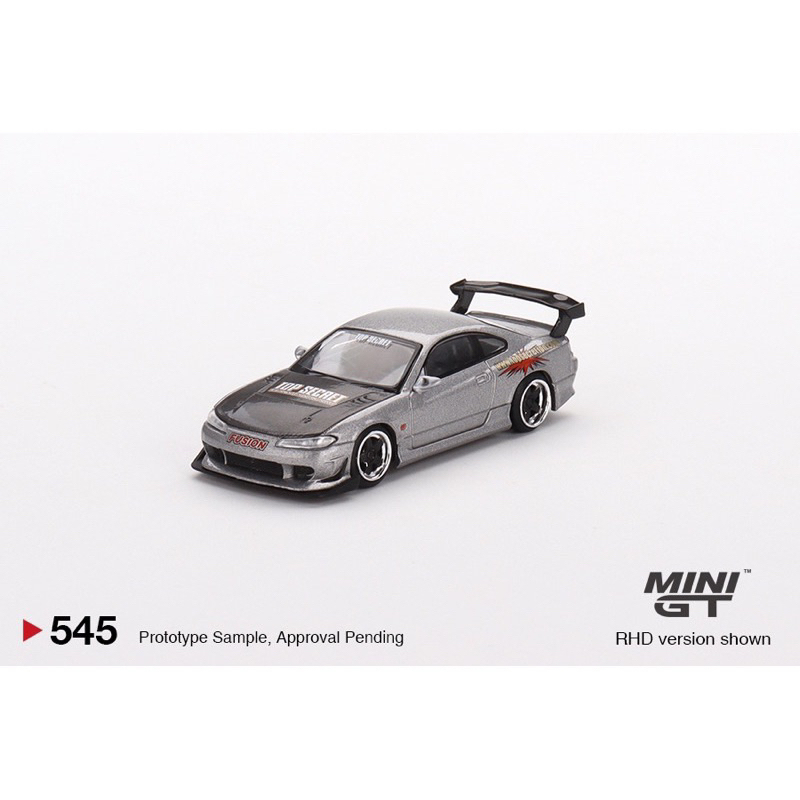 1/64 MINI GT 545 Nissan Silvia Top Secret S15 Silver 日產 銀 | 蝦皮購物