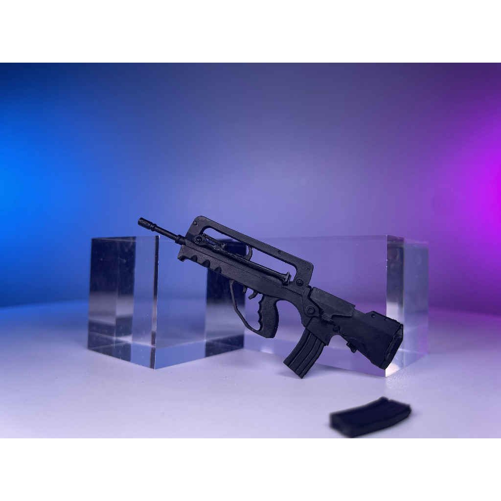 [RayBit]1/12 6吋 FAMAS 槍 配件 figma shf 山口式 TOMYTEC 迷你武裝 | 蝦皮購物