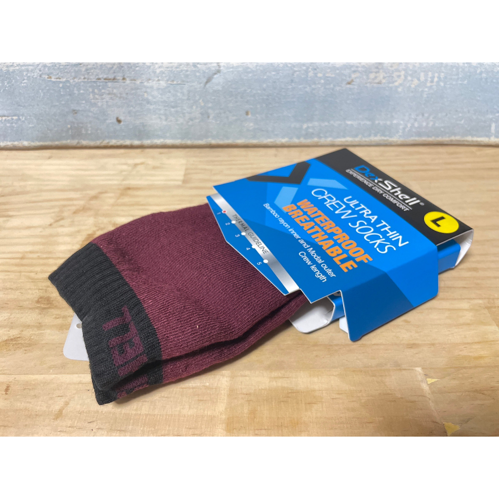 【飆速宅男】DEXSHELL ULTRA THIN CREW SOCKS 中筒竹炭纖維 防水襪 戶外 登山 健行 自行車 | 蝦皮購物