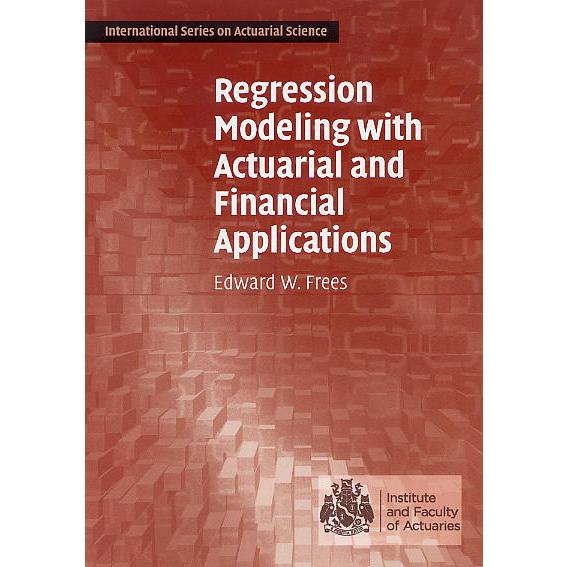 【胖橘子】regression Modeling With Actuarial 9780521135962 蝦皮購物 2892