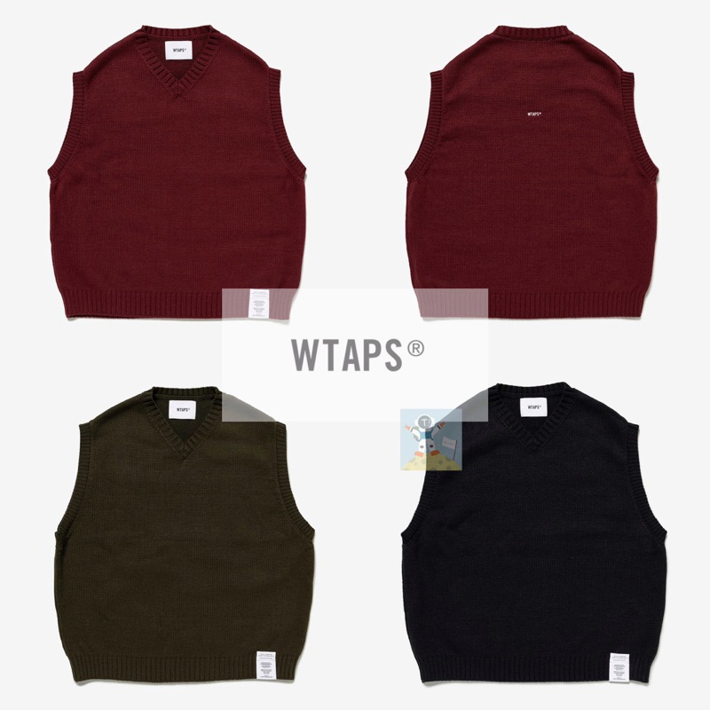 WTAPS 23AW DITCH / VEST / ACRYLIC. SIGN 針織背心| 蝦皮購物