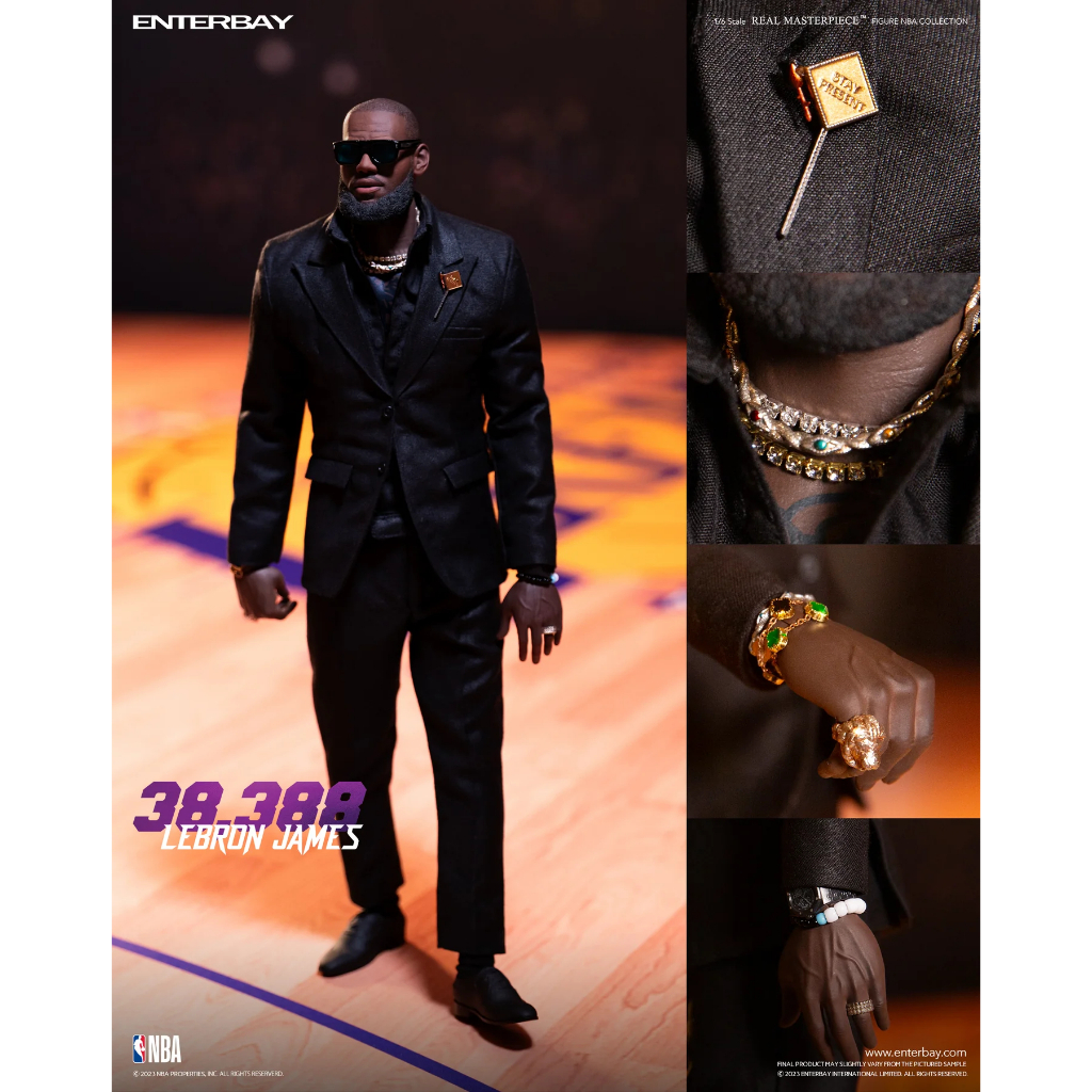 Ready ENTERBAY LeBron James 4.0 1 6 Action Figure RM-1090