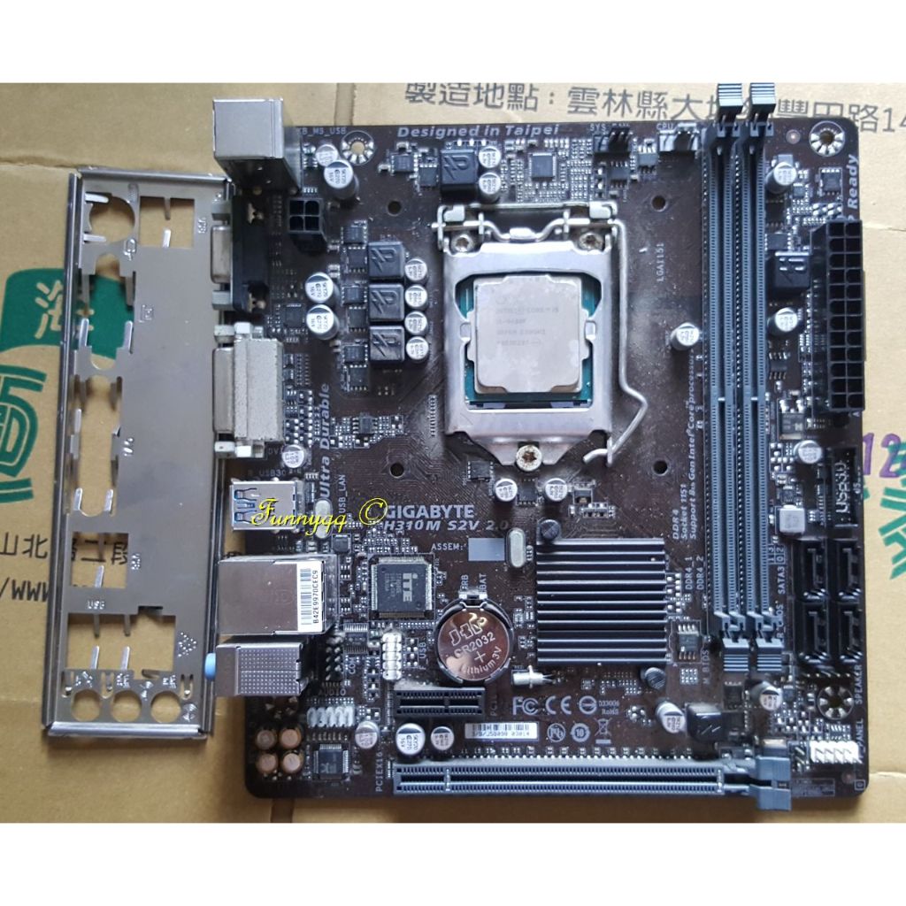 I5 9400F + H310M S2V (1151) 腳位 CPU | 蝦皮購物