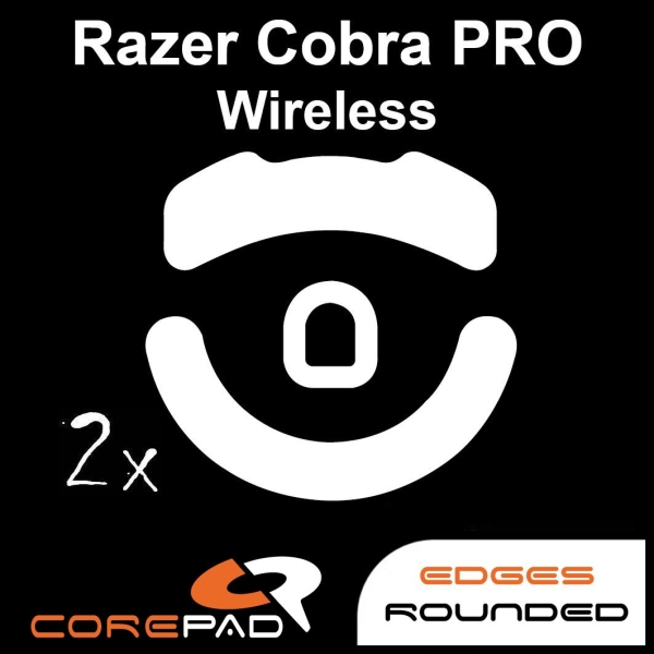 德國 Corepad ｜ Razer Cobra Pro Wireless 眼鏡蛇 Wired ｜ 滑鼠鼠腳貼 鼠貼腳貼 | 蝦皮購物