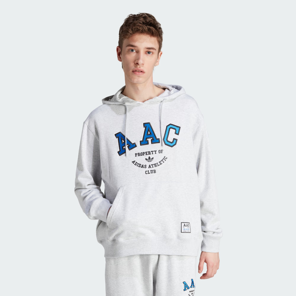 【RTG】 ADIDAS OG HACK AAC HOODIE 帽T 灰色 俱樂部 三葉草 白標 休閒 男 IM4577