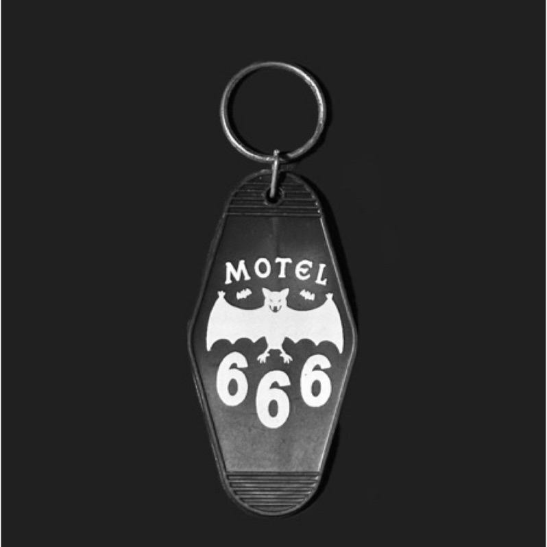 撒旦666 加州Motel旅館吊牌鑰匙圈 | 蝦皮購物